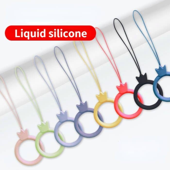 10 Stück Krone Modell Fingerring Silikon Handy Lanyard U Disk Seil, Crown Matcha Green, Crown Black, Crown Red, Crown Lavender Gray, Crown Midnight Blue, Crown Sand Pink, Crown Lilac Violet, Crown Lemon Yellow, Crown Coral Orange, Crown Camellia Red... – Bild 3