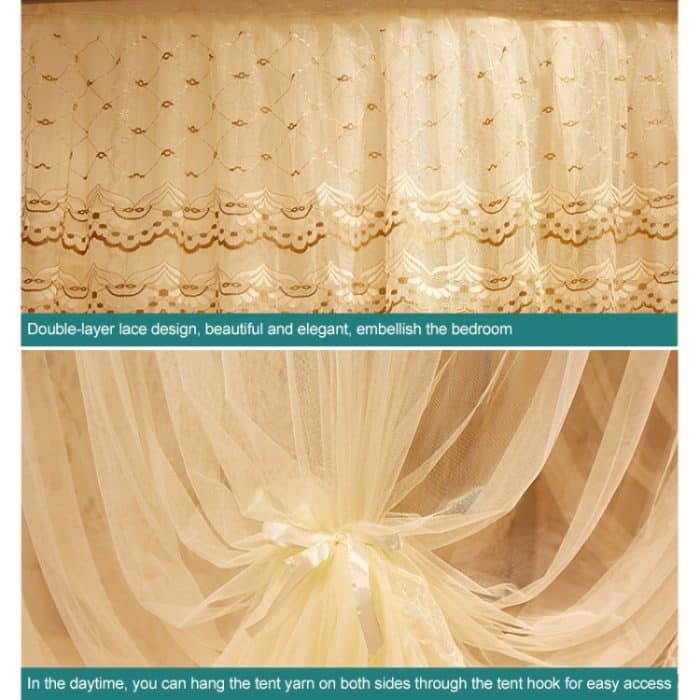 U-förmiges dreitüriges Boden-Moskitonetz aus Edelstahlrohr, Bold 25mm 2.0x2.2m, Super Thick 32mm 1.2x2.0m, Super Thick 32mm 1.5x2.0m, Super Thick 32mm 1.8x2.0m – Bild 6