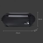 WEIXIER 9563 Herren Outdoor Messenger Bag Multifunktionale PU-Gürteltasche mit großem Fassungsvermögen – Bild 4