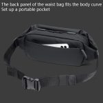 WEIXIER 9563 Herren Outdoor Messenger Bag Multifunktionale PU-Gürteltasche mit großem Fassungsvermögen – Bild 5