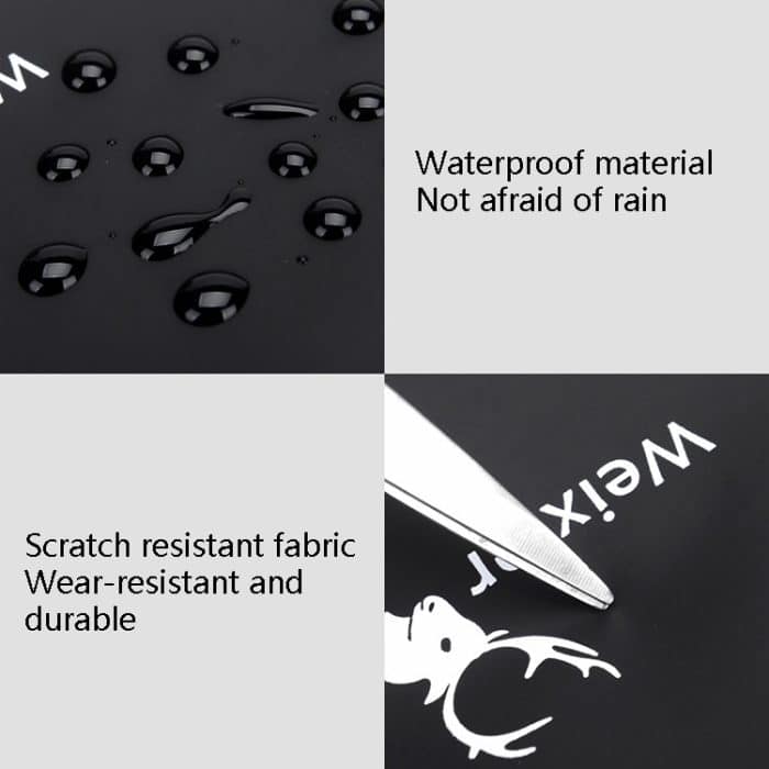 WEIXIER 9563 Herren Outdoor Messenger Bag Multifunktionale PU-Gürteltasche mit großem Fassungsvermögen – Bild 6