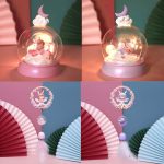 B82880 Raumdekoration Atmosphäre Nachtlicht Nachttischlampe Ornamente – Bild 2