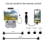 Sunnylife TY-X9304 Geeignet für DJI Mavic Air 2S / DJI FPV Flight Glasses V2 / Mavic Mini2 / Osmo Pocket 2 Handy-Tablet-Kabel, 15cm Type-C to 8 Pin Cable, 15cm Type-C to Micro USB  Cable, 15cm Type-C to Type-C Cable, 30cm Type-C to 8 Pin Cable... – Bild 4