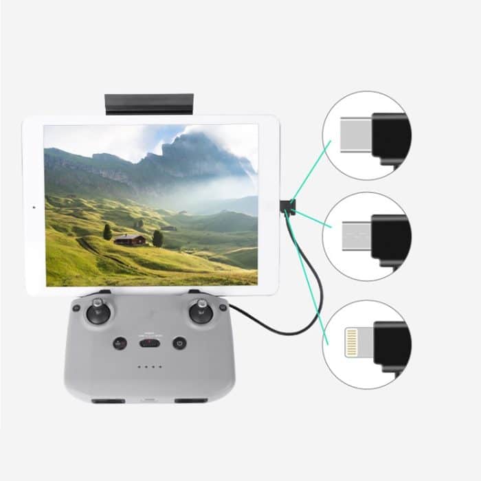 Sunnylife TY-X9304 Geeignet für DJI Mavic Air 2S / DJI FPV Flight Glasses V2 / Mavic Mini2 / Osmo Pocket 2 Handy-Tablet-Kabel, 15cm Type-C to 8 Pin Cable, 15cm Type-C to Micro USB  Cable, 15cm Type-C to Type-C Cable, 30cm Type-C to 8 Pin Cable... – Bild 6