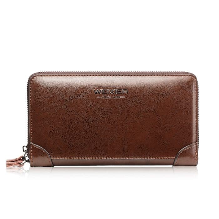 WEIXIER W88 Handtaschen Herren Pu Handgeprüfte Handtaschen Multifunktions-Geldbörse – Bild 1