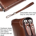 WEIXIER W88 Handtaschen Herren Pu Handgeprüfte Handtaschen Multifunktions-Geldbörse – Bild 5
