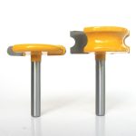 2 Teile/satz Boden Stichsäge Holzbearbeitung Zapfenschneider Trimmen Graviermaschine Fräser, 1/4 Handle Milling Cutter, 1/2 Handle Milling Cutter