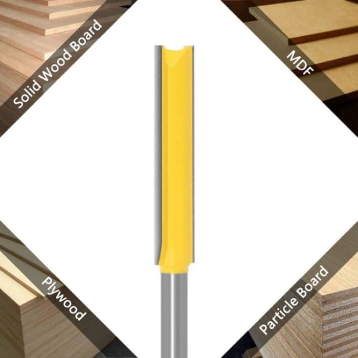 1/4 Griff, verlängerter, zweischneidiger, gerader Messerschneidemaschinen-Schneidkopf, 1/4x3/8x50mm, 1/4x3/8x76mm, 2 PCS/Set  1/4 Handle – Bild 7