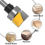 Kopiertyp, durchsichtiger Boden, Holzbearbeitungsfräser, Besäummaschine, Schlitzfräser, 1/4x3/4x11.9mm, 6x3/4x11.9mm – Bild 6