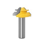 Holzbearbeitungs-Graviermaschinen-Fräser, 45-Grad-Verbindungsmesser, 1/2x1-3/8mm, 1/2x2mm, 1/2x2-3/4mm, 12x1-3/8mm, 12x2mm, 12x2-3/4mm, 1/2mm Handle 3PCS/Set, 12mm Handle 3PCS/Set