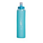 AFISHTOUR TPU Outdoor Sports Soft Water Bag Marathon Wasserflasche, faltbarer Wasserbeutel, Kapazität:, 400ml (Blue), 400ml (Transparent), 300ml (Blue), 300ml (Transparent)