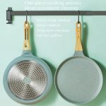 Nicht klebende Pfanne für Kuchenkruste, Omelett-Frühstückspfannkuchenpfanne, Pink 6 inch, Pink 10 inch, Black 6 inch, Black 8 inch, Black 10 inch, Green 20cm, Green 24cm, Green 28cm – Bild 3