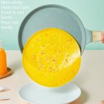 Nicht klebende Pfanne für Kuchenkruste, Omelett-Frühstückspfannkuchenpfanne, Pink 6 inch, Pink 10 inch, Black 6 inch, Black 8 inch, Black 10 inch, Green 20cm, Green 24cm, Green 28cm – Bild 6