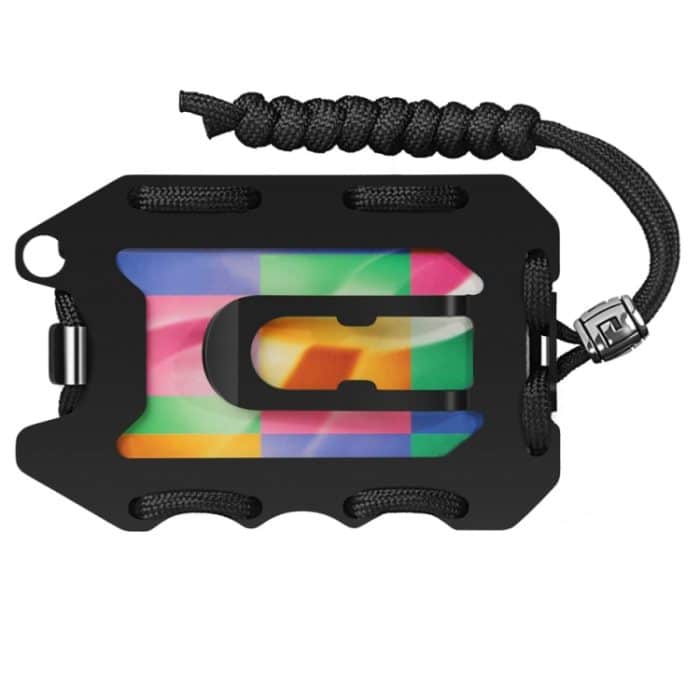 ZEEKER Metall-Kartenhalter, RFID, multifunktionales EDC-Geldbörse, großes Fassungsvermögen, minimalistischer Kartenhalter mit Flaschenöffner-Funktion, Red, Green, Blue, Black, Grey, Silver Brushed, Black Brushed, Gray Brushed – Bild 4