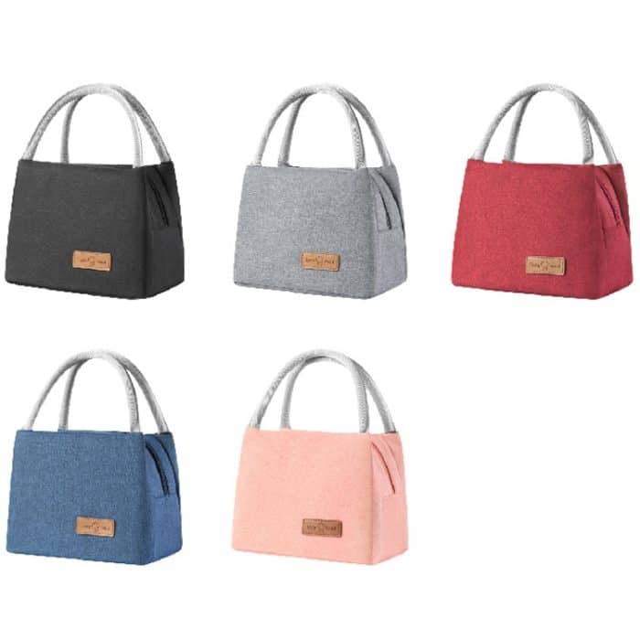 2 Stück Lunch-Lunar-Tasche, Aluminiumfolie, verdickt, große Kapazität, tragbare Lunchbox, Large, Small – Bild 3