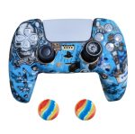2 Stück PS5 Gamepad Silikon-Schutzhülle