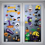 2 Sets SQ629 Halloween elektrostatische Fensteraufkleber, Party-Dekoration, Glasfenster, Wand, doppelseitige Aufkleber, 20x30cm, Halloween Ghost, Halloween Skeleton, Pumpkin Expression – Bild 6