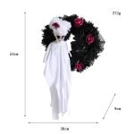 Halloween-Geister-Türbehang, Horror-Party-Hängeornamente, Spukhaus-Dekoration, White Ghost, Black Ghost – Bild 3