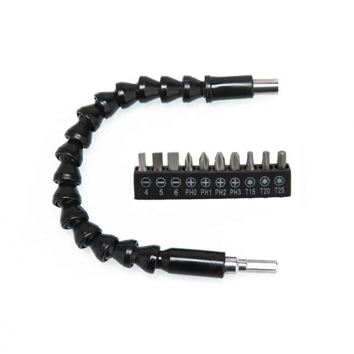 TBD0595728001.jpg 2 Sätze Bohrmaschine Universal-Kupplungshülsen-Bit-Set Multifunktionales flexibles Schaft-Bohrmaschinen-Zubehörset, Stil:, 11 PCS / Set, 20 PCS / Set, 32 PCS / Set – Bild 1