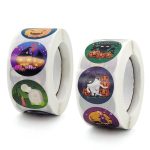 10 Stück Halloween-Kinderspielzeug-Aufkleber, Geschenk-Dekoration, Geschenk-Versiegelungsaufkleber, 2.5cm / 1 Inch – Bild 3