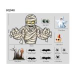 3 Sets Halloween-Dekorationsaufkleber, Kürbislampe, Spinnengeist, elektrostatische Aufkleber, Stil:, BQ040ABCD-45-46-47-48, BQ040ABCD-50-51, BQ041-42-43-44, BQ41-42-43-44-47-48, BQ049 + 050 + 052, BQ049 + 50 + 51 + (52 x 2), BQ049-51-52 – Bild 5