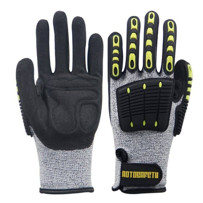 TBD0601650501.jpg ROTOSAFETY RZT-HFZ20 stoßfeste Anti-Smashing Anti-Cutting Anti-Kollisions-Handschuhe TPR mechanische Wartung Feuerrettung Bergleute Bergbau Anti-Stab-Handschuhe, M, L, XL – Bild 1