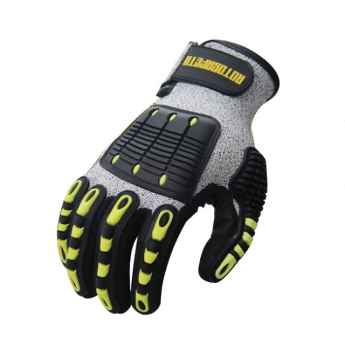 ROTOSAFETY RZT-HFZ20 stoßfeste Anti-Smashing Anti-Cutting Anti-Kollisions-Handschuhe TPR mechanische Wartung Feuerrettung Bergleute Bergbau Anti-Stab-Handschuhe, M, L, XL – Bild 2