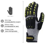 ROTOSAFETY RZT-HFZ20 stoßfeste Anti-Smashing Anti-Cutting Anti-Kollisions-Handschuhe TPR mechanische Wartung Feuerrettung Bergleute Bergbau Anti-Stab-Handschuhe, M, L, XL – Bild 3