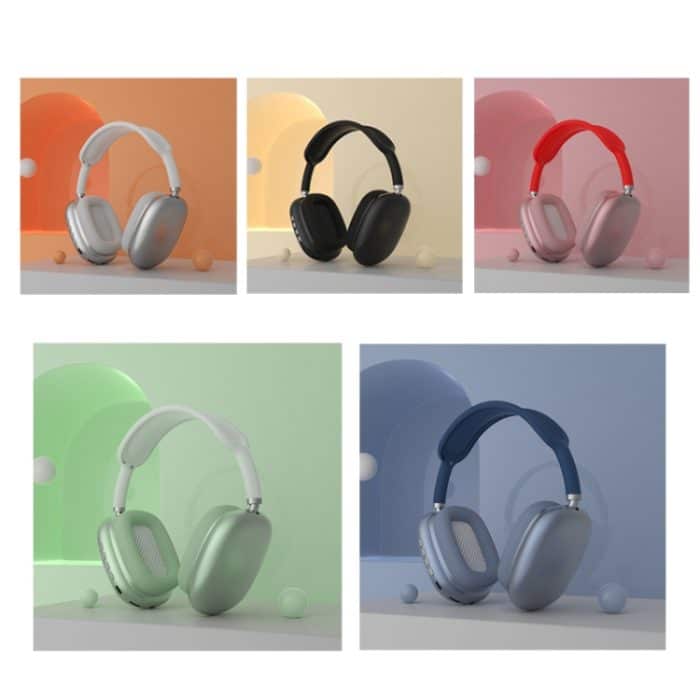 P9 Bluetooth 5.1 Subwoofer Wireless Headset unterstützt AUX/TF-Karte, P9 (Black), P9 (White), P9 (Red), P9 (Green), P9 (Blue) – Bild 2
