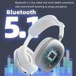 P9 Bluetooth 5.1 Subwoofer Wireless Headset unterstützt AUX/TF-Karte, P9 (Black), P9 (White), P9 (Red), P9 (Green), P9 (Blue) – Bild 6