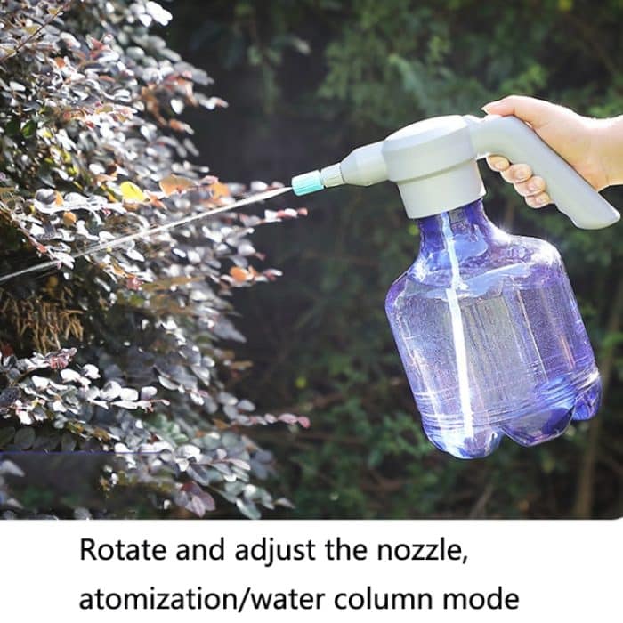 3L Haushalt Garten elektrische Gießkanne Sprühgerät, Blue, Purple, Blue + Universal Nozzle, Purple + Universal Nozzle – Bild 2