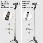 Mini-Selfie-Stick mit integriertem multifunktionalem Bluetooth-Selfie, Spezifikation:, Q11S 76cm With Fill Light, Q10S 70cm With Fill Light, Q11 74CM Without Fill Light, Q10 68CM Without Fill Light – Bild 6