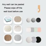 20 PCS Silent Anti-Collision Silikon Pad für Türgriff, 5cm Round White, 5cm Round Black, 5cm Round Gray, 5cm Round Pink, 5cm Round Green, 4.5cm Square Gray, 4.5cm Square Pink, 4.5cm Square Green, 4.5cm Square White, 4.5cm Square Black – Bild 4