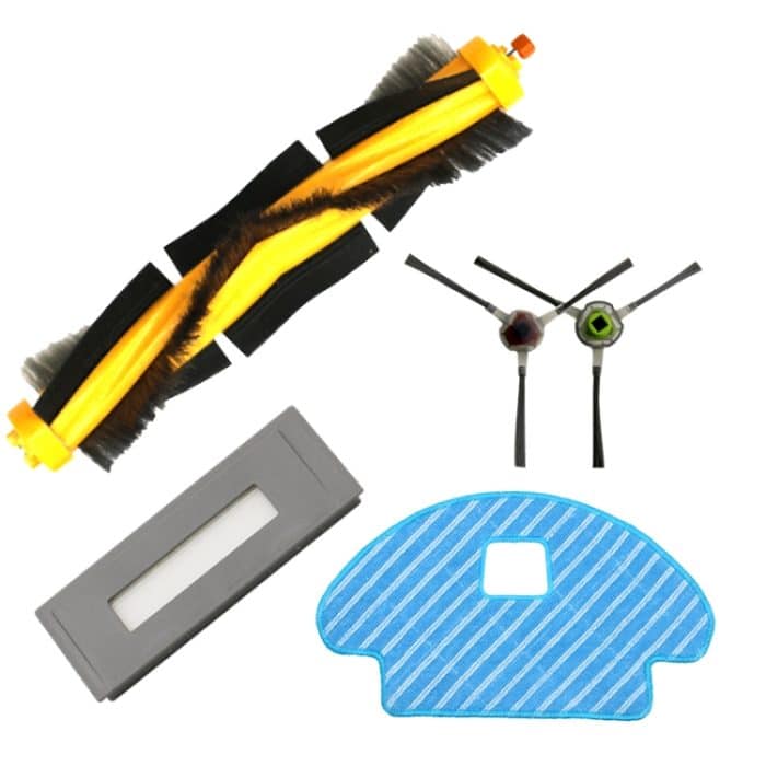 Zubehör für Ecovacs Deebot OZMO 930 DG36, Set 1, Main Brush, 2 Pairs Side Brush, 2 PCS HEPA Filter, 2 PCS Rag – Bild 4