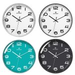 MOVEBEST 12 Zoll Wohnzimmer-Wanduhr Simple Home Kunststoffuhr, Stil:, G2001 Green Surface White Frame, G2001 Black Surface Black Frame, G2001 White Surface White Frame, G2001 White Surface Black Frame, G2001-L White Surface White Frame... – Bild 2