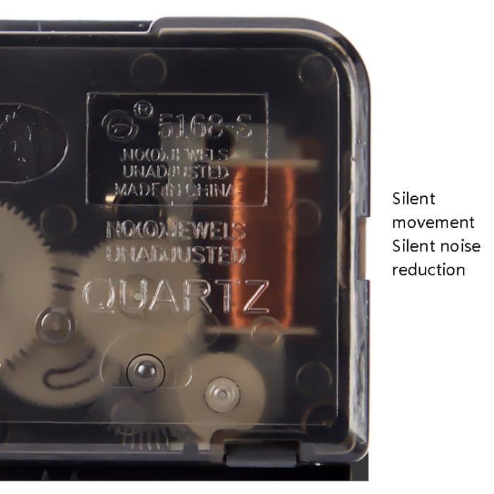 MOVEBEST 12 Zoll Wohnzimmer-Wanduhr Simple Home Kunststoffuhr, Stil:, G2001 Green Surface White Frame, G2001 Black Surface Black Frame, G2001 White Surface White Frame, G2001 White Surface Black Frame, G2001-L White Surface White Frame... – Bild 4