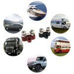 Doppelter Klemmenblock-Spiral-Festdrahtanschluss, M8 Black, M8 Red, M6 Black, M6 Red – Bild 7