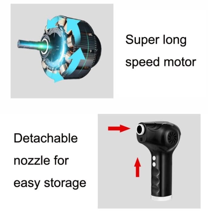 WD-1819 Hochleistungs-USB-Tastatur-Staubwedel für tragbare Computer, Batteriekapazität:, 6000mAh (Black), 10000mAh (Black) – Bild 4