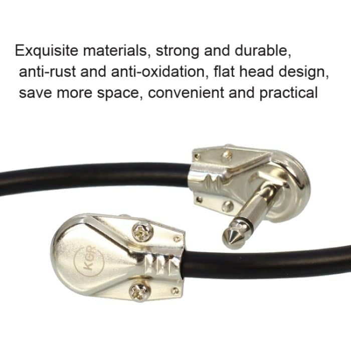 KGR Gitarrenkabel Gitarren-Effektpedal-Instrumenten-Patchkabel, 15cm, 25cm, 50cm, 80cm, 1m – Bild 4