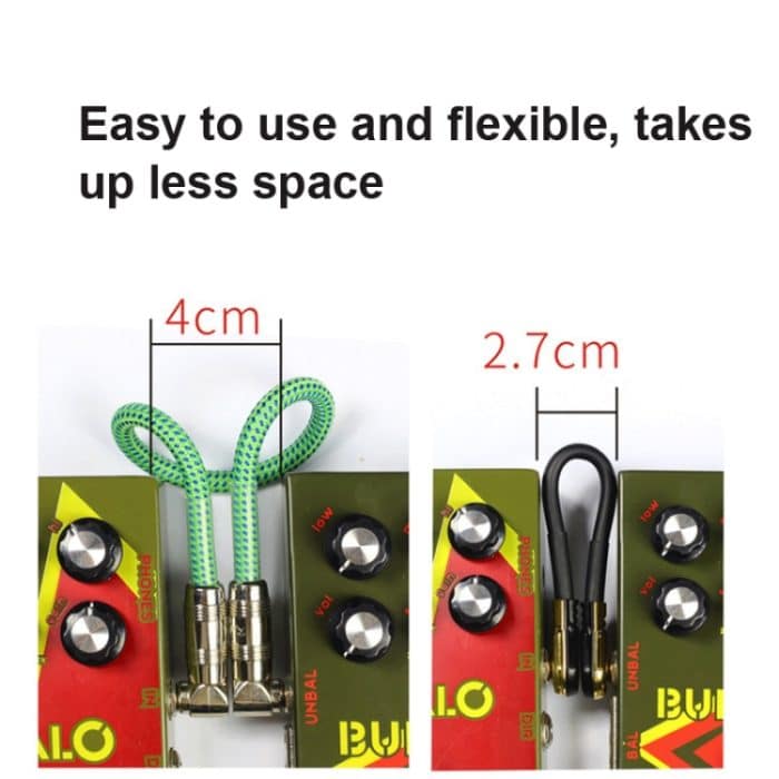 KGR Gitarrenkabel Gitarren-Effektpedal-Instrumenten-Patchkabel, 15cm, 25cm, 50cm, 80cm, 1m – Bild 6