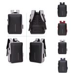 Hartschalen-Rucksack mit Legierungsrahmen, Diebstahlsichere Computertasche für Herren, 8001 Black, 8001 Gray, 8001 Blue, 8001 Red, 8003 Black, 8003 Gray, 8003 Red, 8001-J Black, 8001-J Gray, 8001-J Blue, 8001-J Red – Bild 2