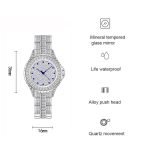 BS Bee Sister FA1686 Damenuhr mit Diamanteinlage, Schmuckkettenuhr – Bild 4