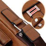 WEIXIER D245 Herren Businesstasche Schulterrucksack mit großer Kapazität, D245 Black, D245 Light Brown, D245 Dark Brown – Bild 5