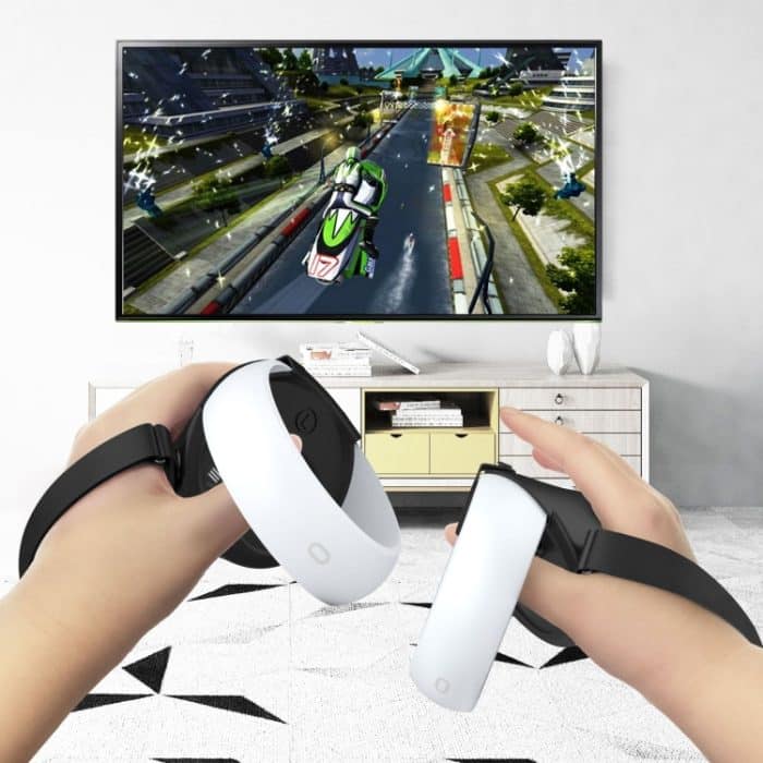 VR Controller Anti-Kollisions-Halbpackung Silikon-Schutzhülle für Oculus Quest 2 – Bild 2