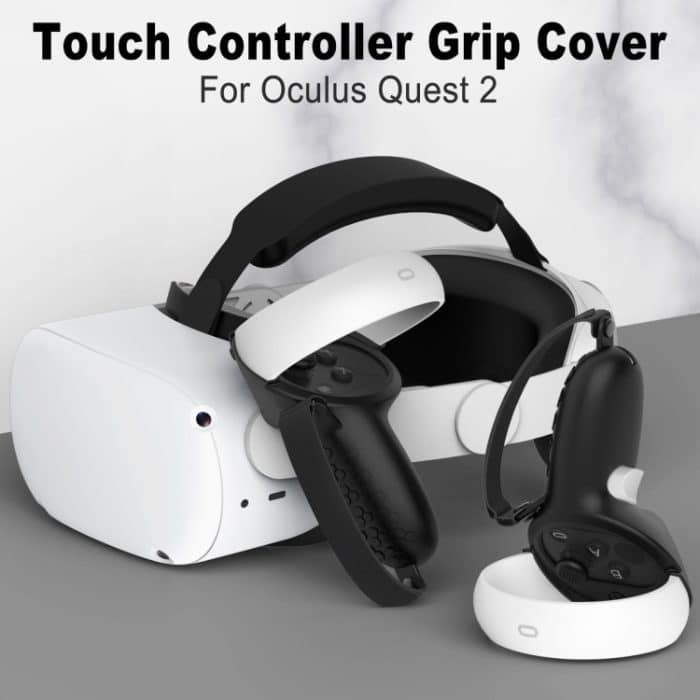VR Controller Anti-Kollisions-Halbpackung Silikon-Schutzhülle für Oculus Quest 2 – Bild 3