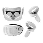 VR Brille Objektiv Shell Griff Schutzhülle für Oculus Quest 2, White, Red, Green