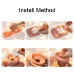 Tragbarer Mini-Heißwasserbeutel aus Cartoon-Plüsch mit Wasserspritzung, 500ML Pink, 500ML Blue, 500ML Green, 500ML Mint Green, 1000ML Pink, 1000ML Blue, 1000ML Green, 1000ML Mint Green, 1000ML Insert Yellow, 1000ML Insert Pink, 1000ML Insert Blue... – Bild 6