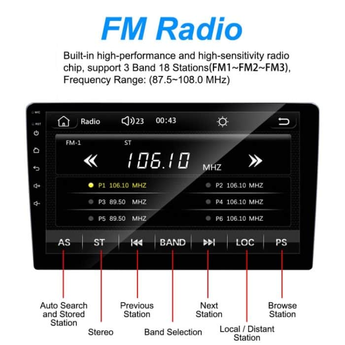 C7001 7-Zoll-Touchscreen mit integriertem CarPlay-Auto-MP5-Player, Stil:, 7 inch Standard, 7 inch Standard+4 Light Camera, 7 inch Standard+8 Light Camera, 7 inch Standard+12 Light Camera, 7 inch Standard+AHD Camera – Bild 5