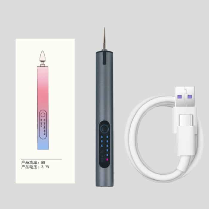 A288 Elektrische Schleifmaschine, kleiner Handschnitzstift, Stil:, Gray, Black, White, Blue, Gray+Saw Blade+Grinding Head, Black+Saw Blade+Grinding Head, White+Saw Blade+Grinding Head, Blue+Saw Blade+Grinding Head – Bild 2