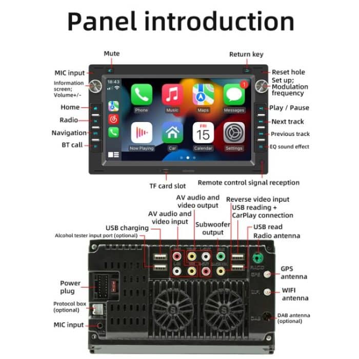 Für Volkswagen Passat 7 Zoll Bluetooth GPS Navigation Auto-Player, 1+32G, 2+32G, 2+64G – Bild 4